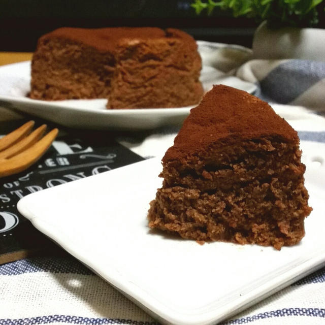 口溶け滑らか チョコスフレチーズケーキ By マシュマロさん レシピブログ 料理ブログのレシピ満載