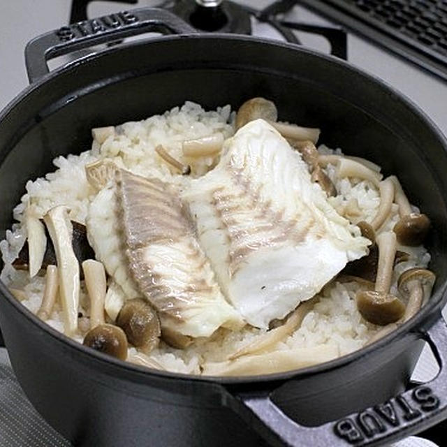 ストウブ鍋で「鯛めし」＆この日の食卓風景＆ワンコインで美味しい国産ワイン