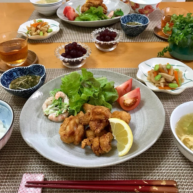 長引く咳と晩ごはん♪