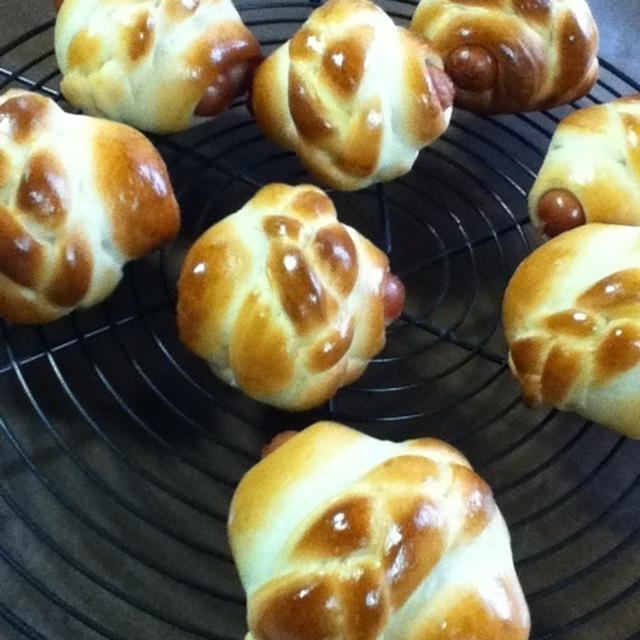 パンとお菓子作ったー