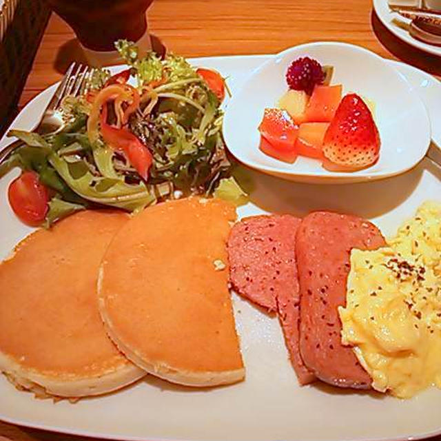 パンケーキでランチ