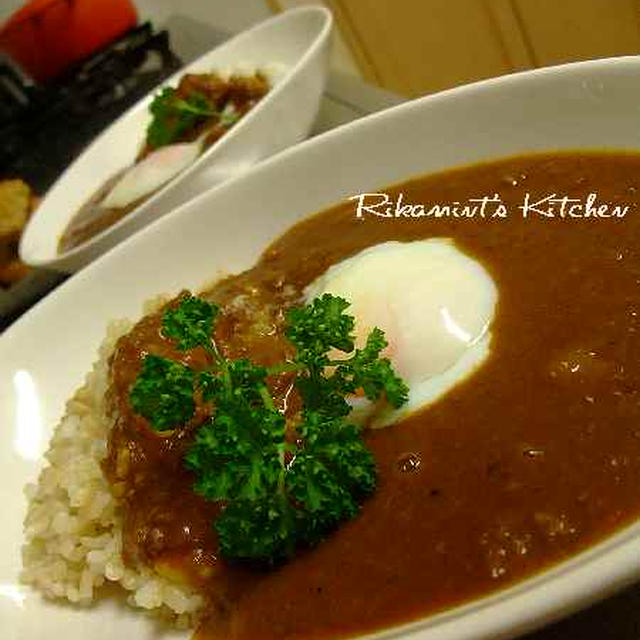 温玉のっけの手作りカレー