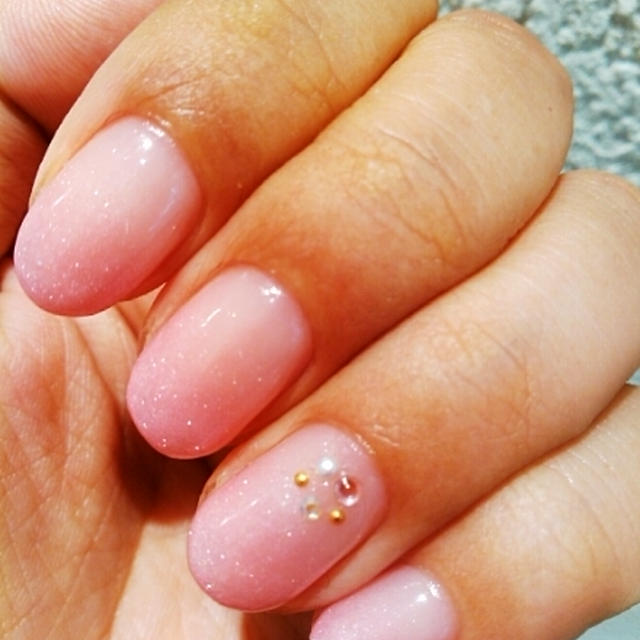 桜色のピンク☆ネイルサロンに行ったよ