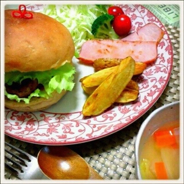 お家でハンバーガー☆