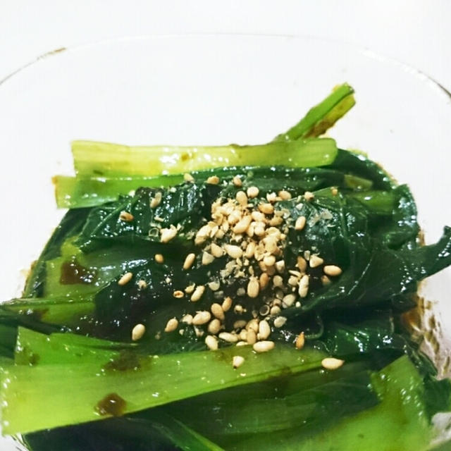 【Recipe】お弁当:小松菜のり和え