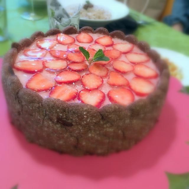 パティスリー中級・・・苺のシャルロット♡