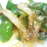 ピーマンと玉ねぎの簡単！炒め
