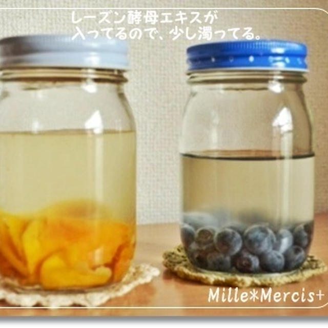 ドライマンゴー酵母とブルーベリー酵母