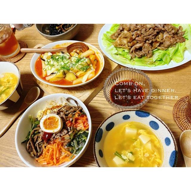 ある日の晩ごはん。