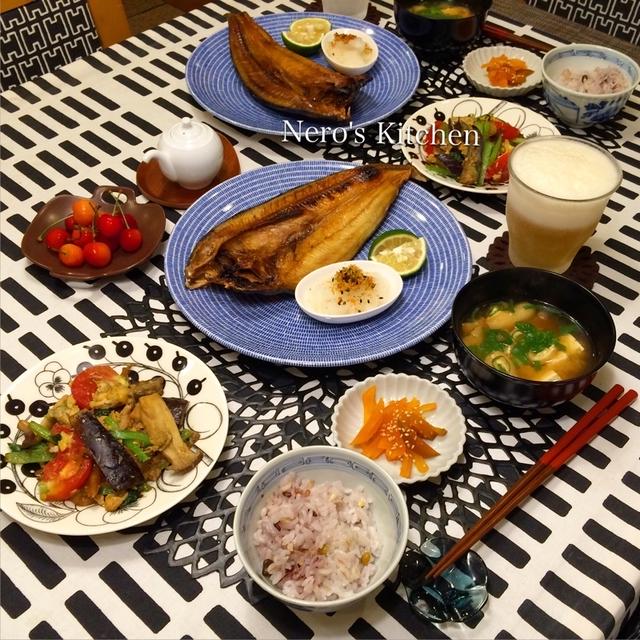 北海道産真ほっけで、焼魚定食♪