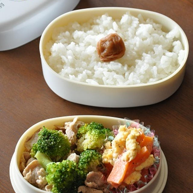 作りおきおかずの素を組み合わせ♪混ぜるだけの超ラク節約弁当
