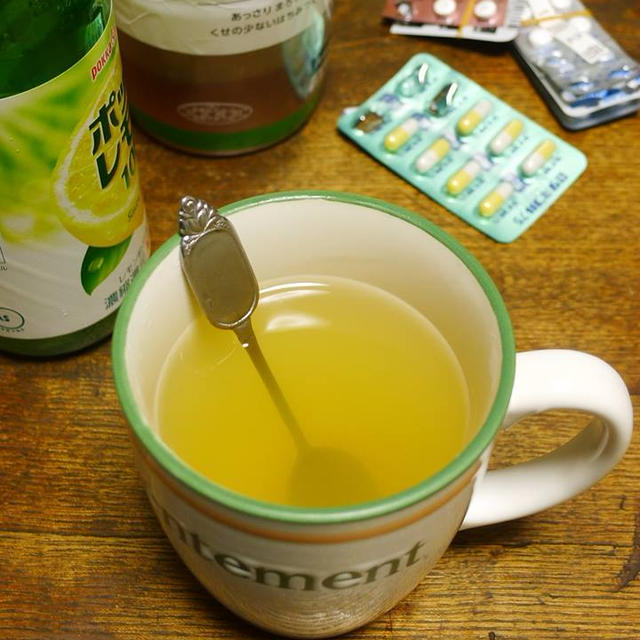 相棒が体調を崩してからはちみつレモンを作って飲んでもらったりポカリやアクエリ等も飲んでもらったり私は市販の薬を飲むとショック症状等がでる場合があるので漢方や栄養ドリンクを飲んで免疫を高めていました～★