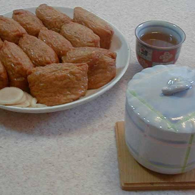 稲荷寿司＆茶碗蒸し