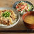 チーズ豚丼献立♪