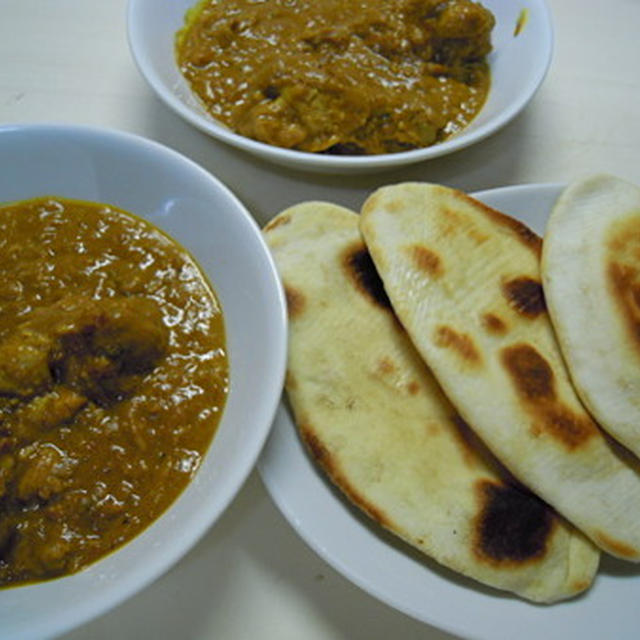 カレー＆ナン(レシピあり)・・・