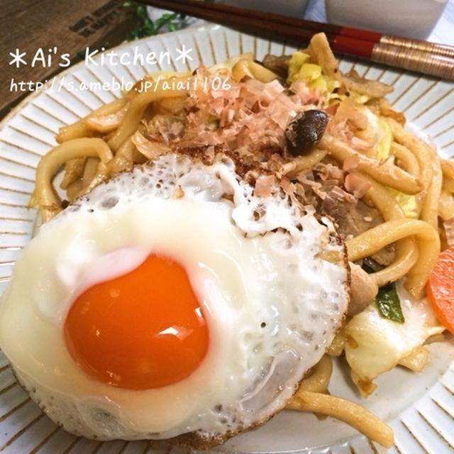 冷凍うどんde♡簡単焼きうどん♡