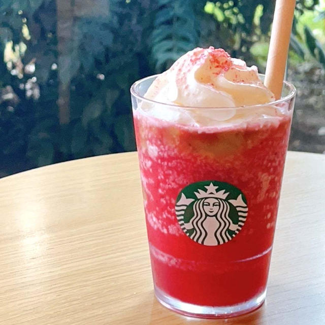本日スタート！【スタバ】GABURIスイカフラペチーノ