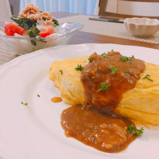 春休み最終日はリメイクレシピ夕食＊冷凍庫中と色々
