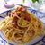 市販のパスタソースにひと手間！ねぎとフレッシュトマトのボロネーゼ