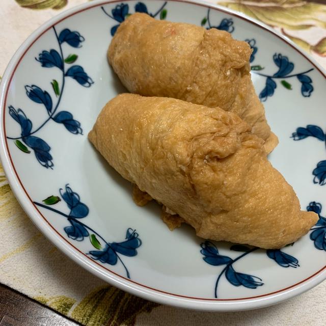 菊乃井のお稲荷さんと穴子寿司