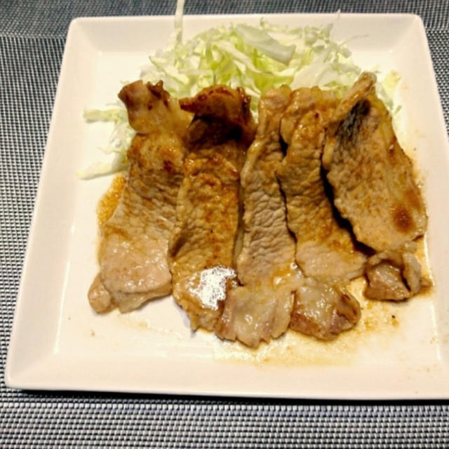 【晩御飯のご提案】”豚ロースの山椒焼き”