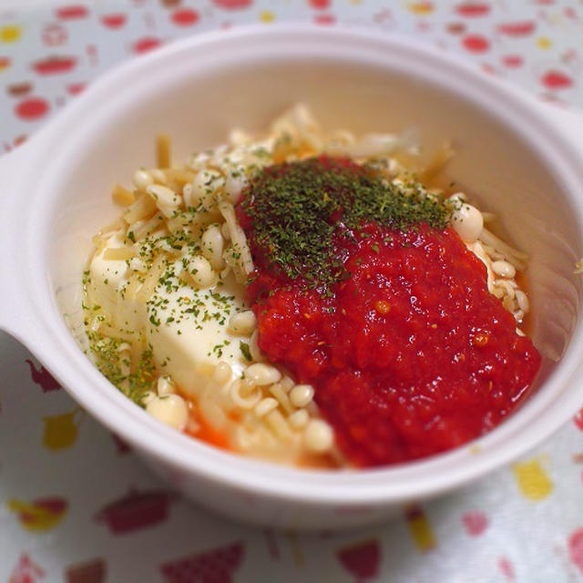 かけトマレシピコンテスト(豆腐とえのきのかけトマレシピ)