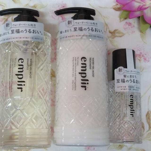 新発売★アンプリール　ウォーターベール　モイストシャンプー・トリートメント・ヘアオイル