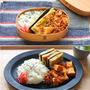 「マーボー厚揚げと中華風サンドオムレツの2品弁当」そのままワンプレート弁当へ！