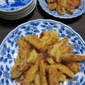 「長芋の小枝揚げ」