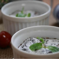 バレンタインもヘルシーに♡トースターでココア味お麩プディング