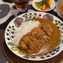 「オリエンタル生乃カレー」で懐かしいカツカレーの夜ごはんと、甘えぼくちんと、パンナコッタパフェ