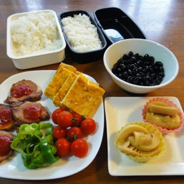 ６月２２日　かに玉　～　メタボダーリン　＆　男子高校生弁当