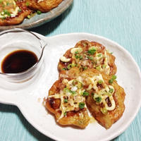 カンタンで美味しい！ 「野菜てんぷらのお好み焼き風」