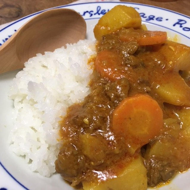 牛すじの手作りカレー