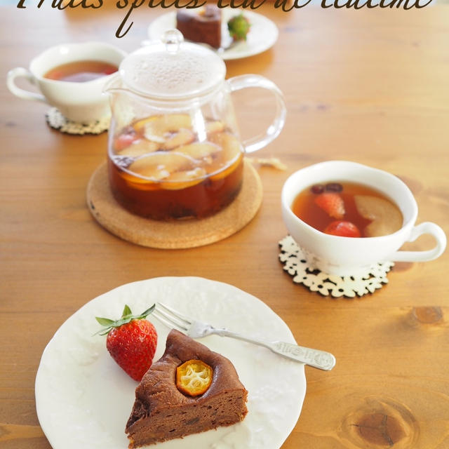 フルーツスパイスTea　de　おやつ時間。。。
