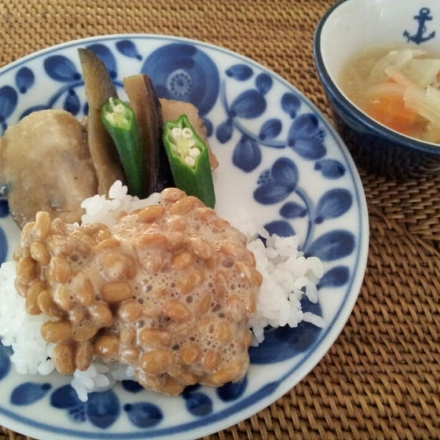 【きょうのコドモごはん★鶏肉とナスのおろし和え】