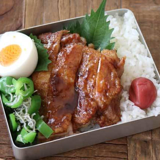 やみつきになること間違いなし！！バター醤油チキンステーキ弁当