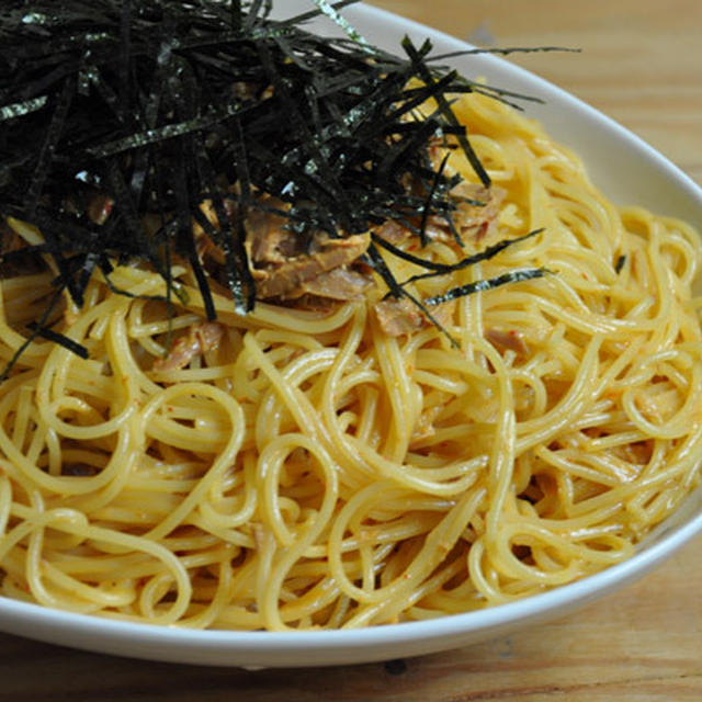 豆板醤とツナのパスタ