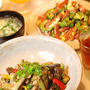 ４９８円＊茄子と豚小間の四川風炒め定食