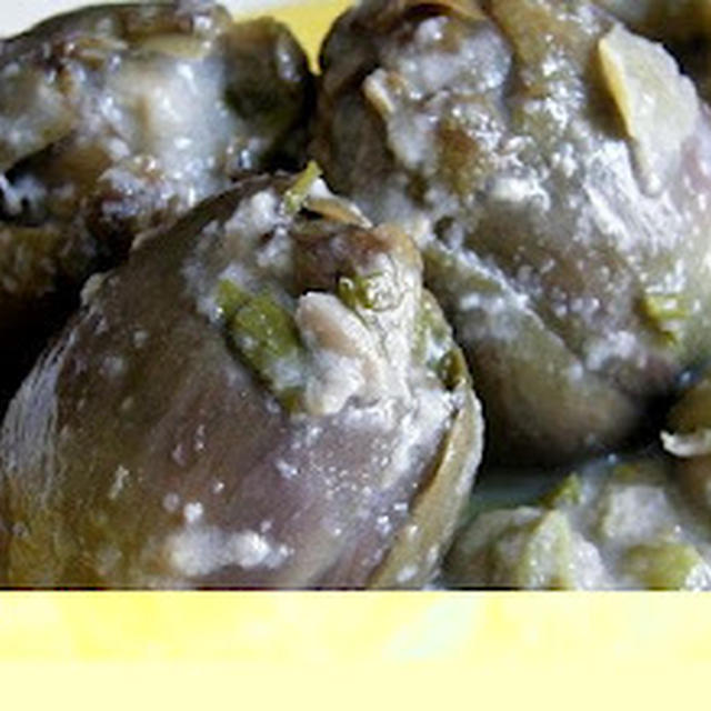 アンティチョークとお豆の煮込み／Artičoki na tradicionalan način（前菜）ダルマチア料理