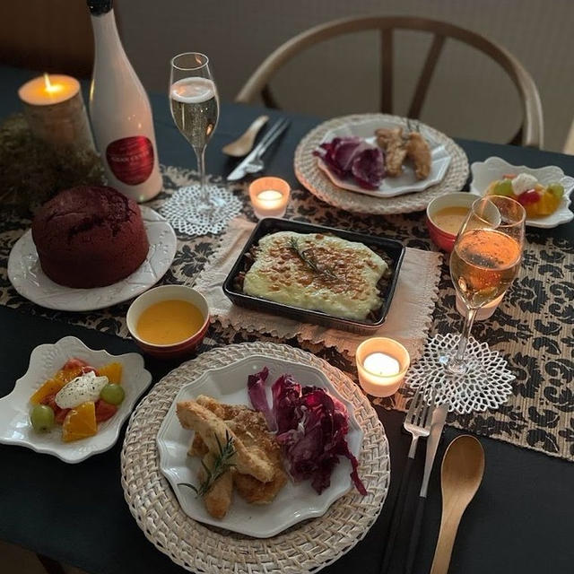 クリスマスランチ会と次女リクエストクリスマス晩ごはん～週末2日分の晩ごはん～