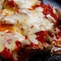 豚ヒレ肉のトマトソースチーズと、ガーリック焼き　スキレットでクリスピーピザ