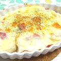 《ホワイトソースの素》長芋とジャガイモのハムグラタン♪ by shioriさん