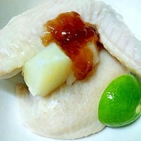 手羽先の冷製　ポン酢ジュレ