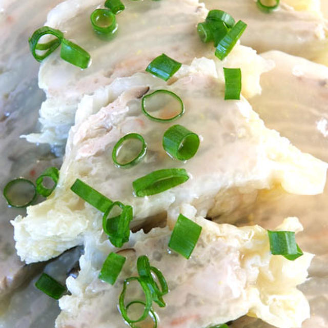 万能肉ダネで白菜肉重ね/　思いやり過ぎですかね