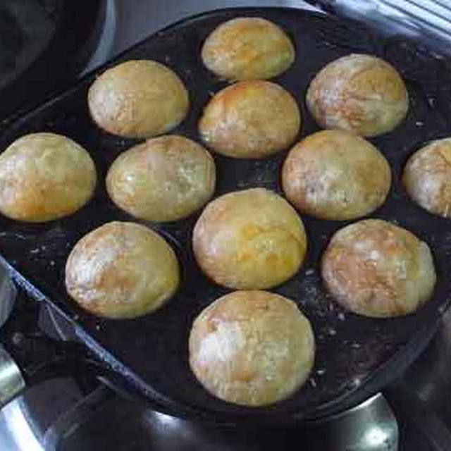 タコ焼き風ウインナー焼き