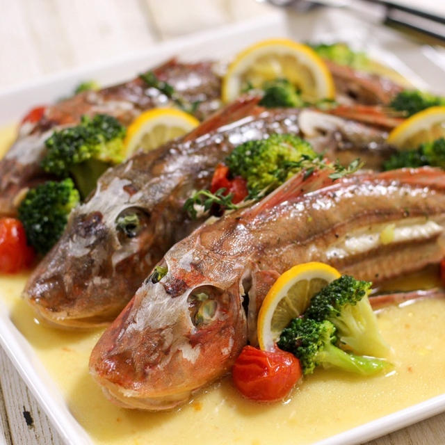 白身魚 まるごと贅沢 ホウボウのアクアパッツァ By Mugi Mamaさん レシピブログ 料理ブログのレシピ満載