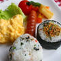 朝ごはん*おにぎりプレート