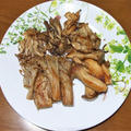 茸のオリーブオイル焼き＆豚肉とニラの炒め炒め