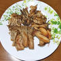 茸のオリーブオイル焼き＆豚肉とニラの炒め炒め